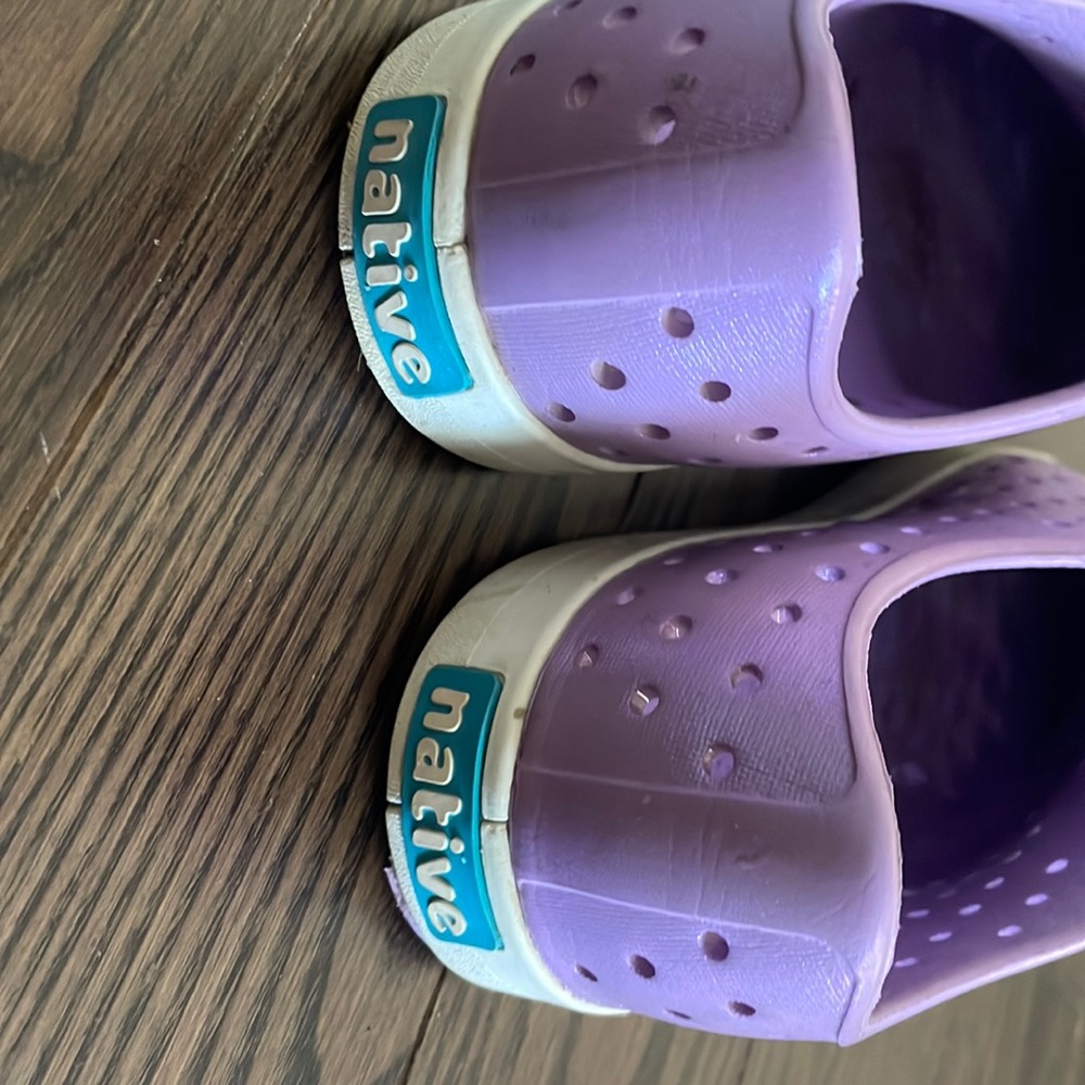 Native Shoes - Metallic Purple Jefferson.  Great, Clean Condition